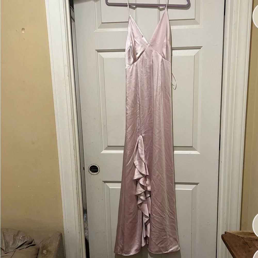 Classy pink prom or wedding guest dress!!